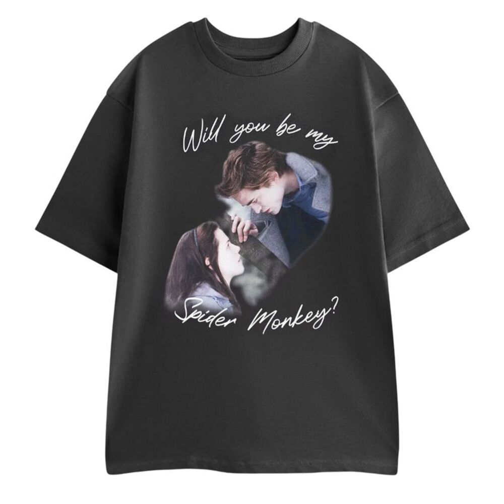 Twilight Womens/Ladies Spider Monkey Short-Sleeved T-Shirt / Gray